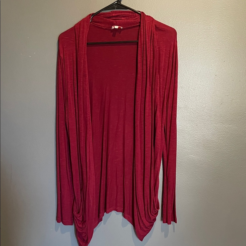 Pixley Deep Red Women's Sweater